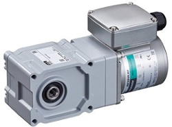 K2S Series AC motor with right angle hypoid gearhead